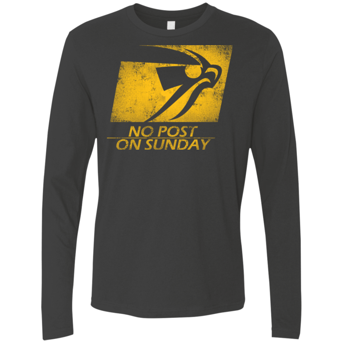 T-Shirts Heavy Metal / Small No Post On Sunday Men's Premium Long Sleeve