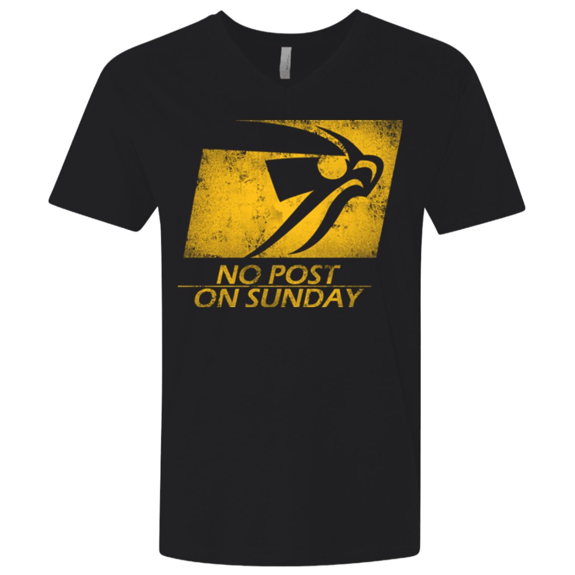 T-Shirts Black / X-Small No Post On Sunday Men's Premium V-Neck