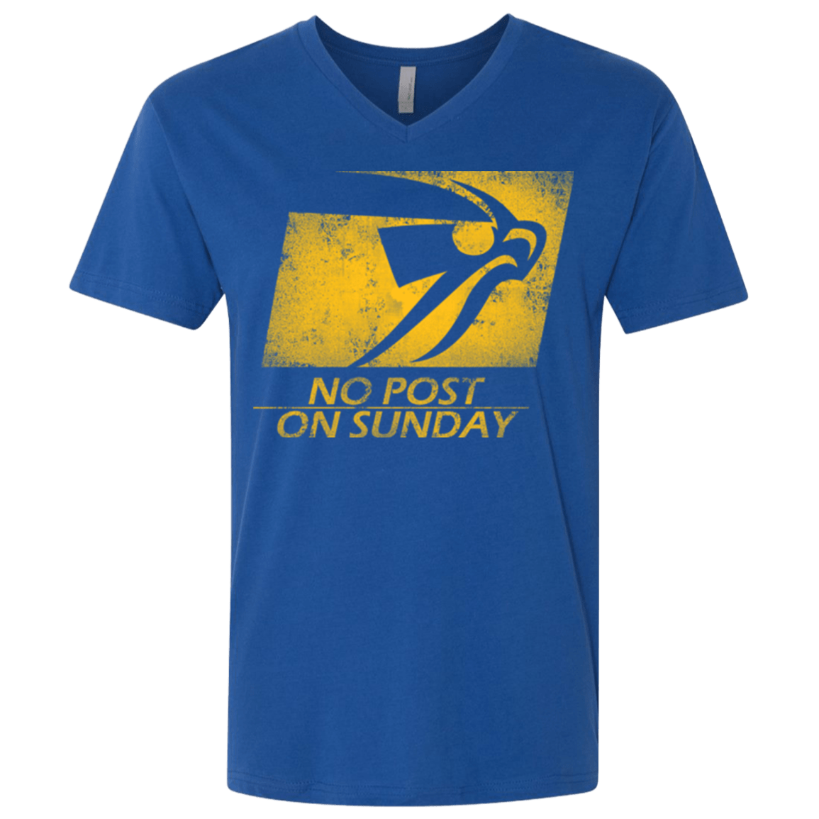 T-Shirts Royal / X-Small No Post On Sunday Men's Premium V-Neck
