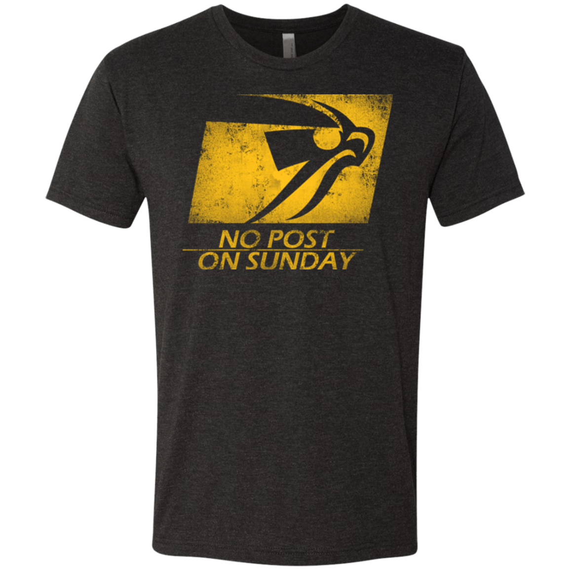 T-Shirts Vintage Black / Small No Post On Sunday Men's Triblend T-Shirt