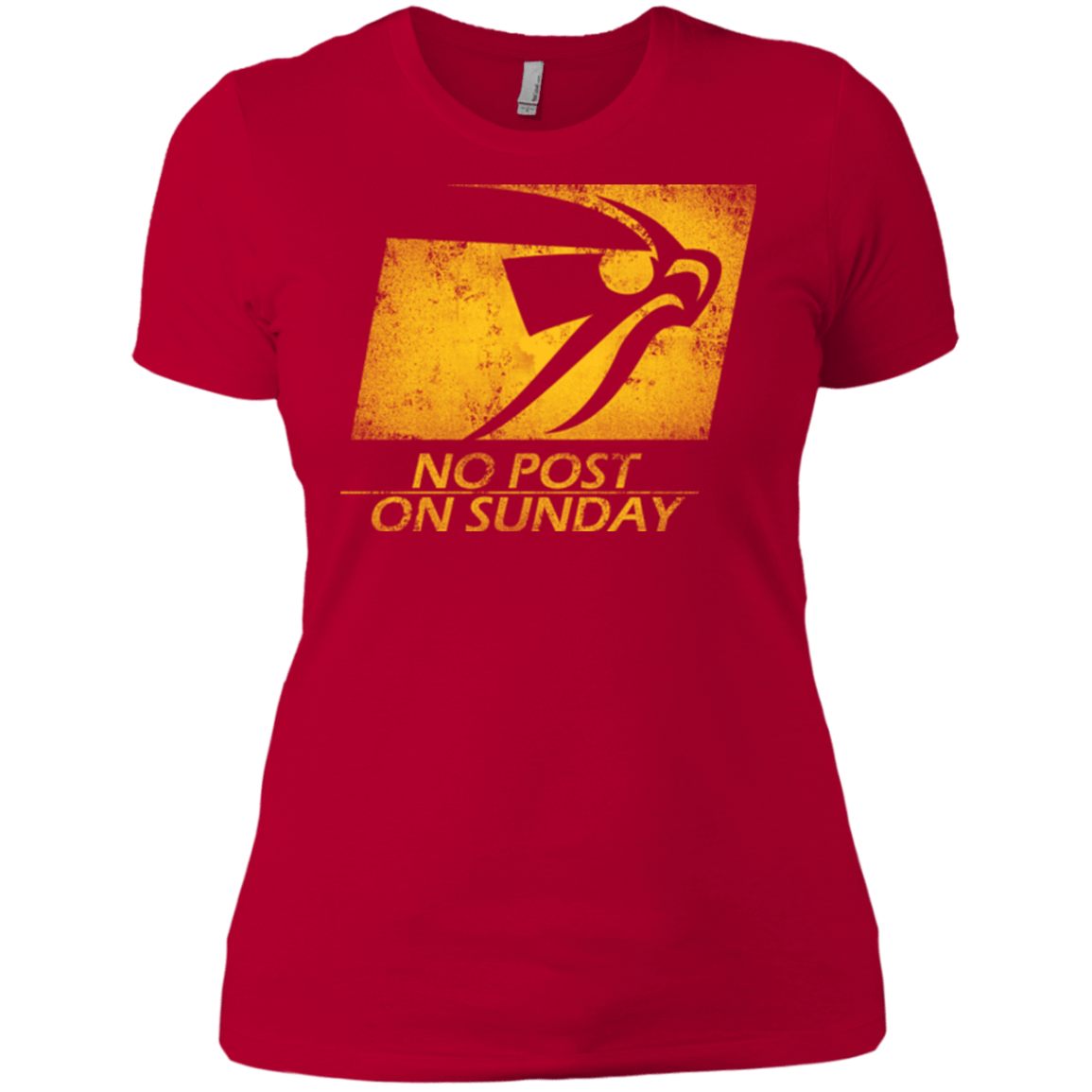 T-Shirts Red / X-Small No Post On Sunday Women's Premium T-Shirt