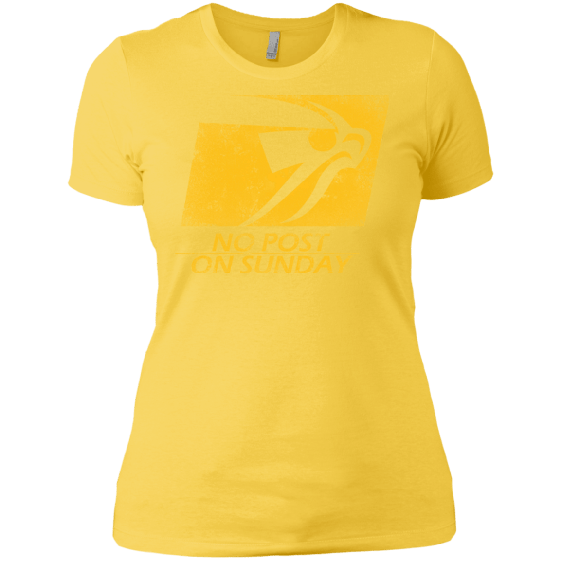 T-Shirts Vibrant Yellow / X-Small No Post On Sunday Women's Premium T-Shirt