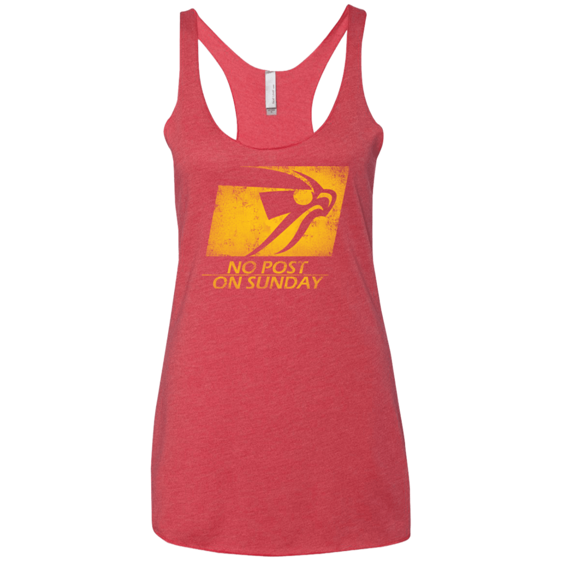 No Post On Sunday Women's Triblend Racerback Tank