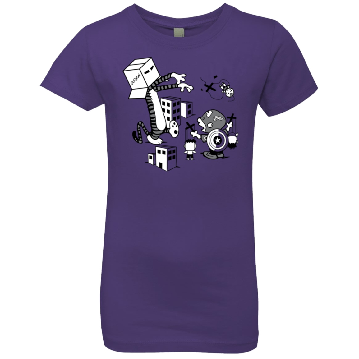 T-Shirts Purple Rush / YXS No Strings Attached Girls Premium T-Shirt