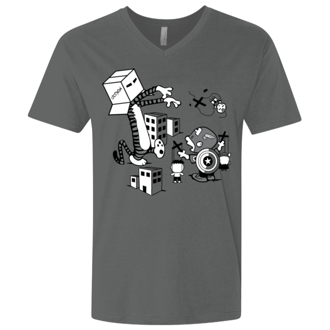 T-Shirts Heavy Metal / X-Small No Strings Attached Men's Premium V-Neck