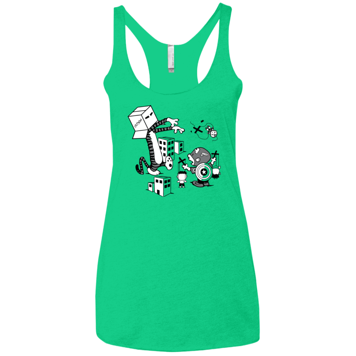 T-Shirts Envy / X-Small No Strings Attached Women's Triblend Racerback Tank