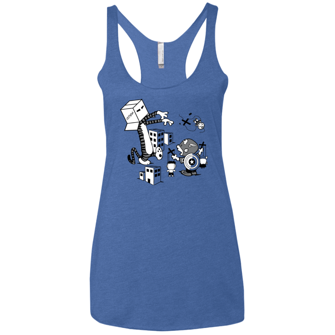 T-Shirts Vintage Royal / X-Small No Strings Attached Women's Triblend Racerback Tank