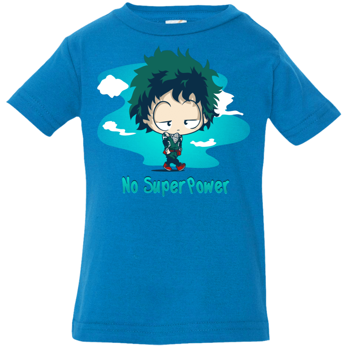 T-Shirts Cobalt / 6 Months No Super Power Infant Premium T-Shirt