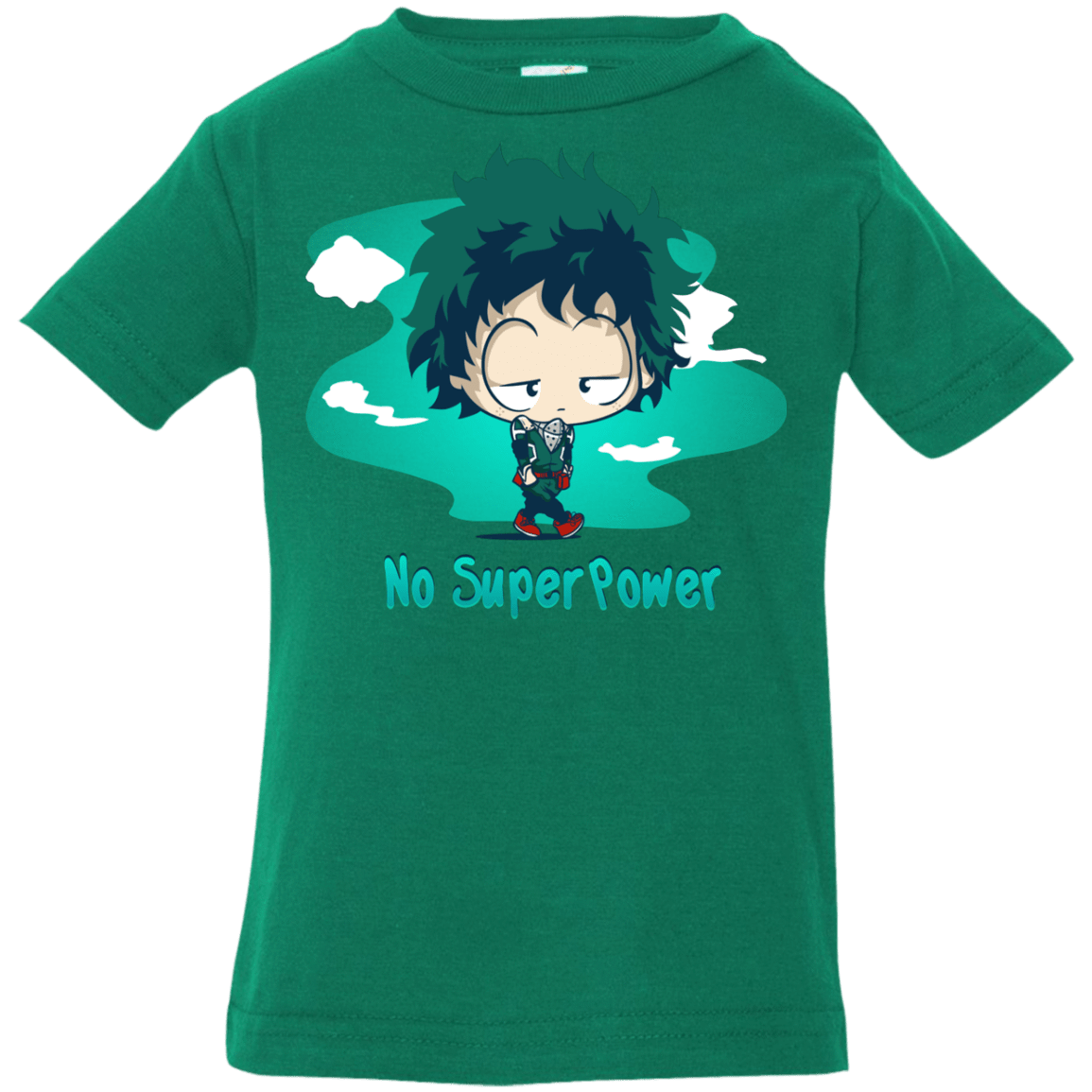 T-Shirts Kelly / 6 Months No Super Power Infant Premium T-Shirt