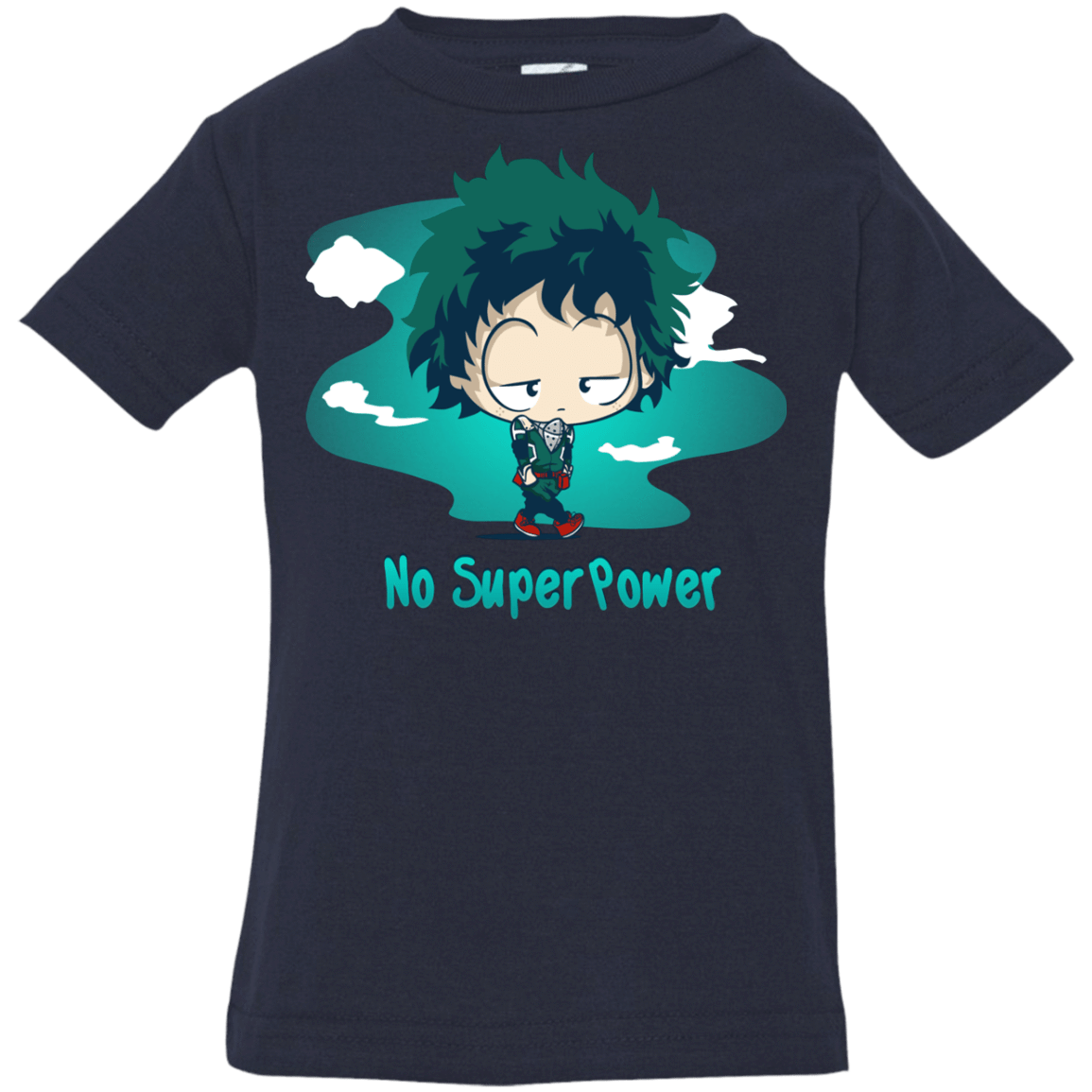 T-Shirts Navy / 6 Months No Super Power Infant Premium T-Shirt