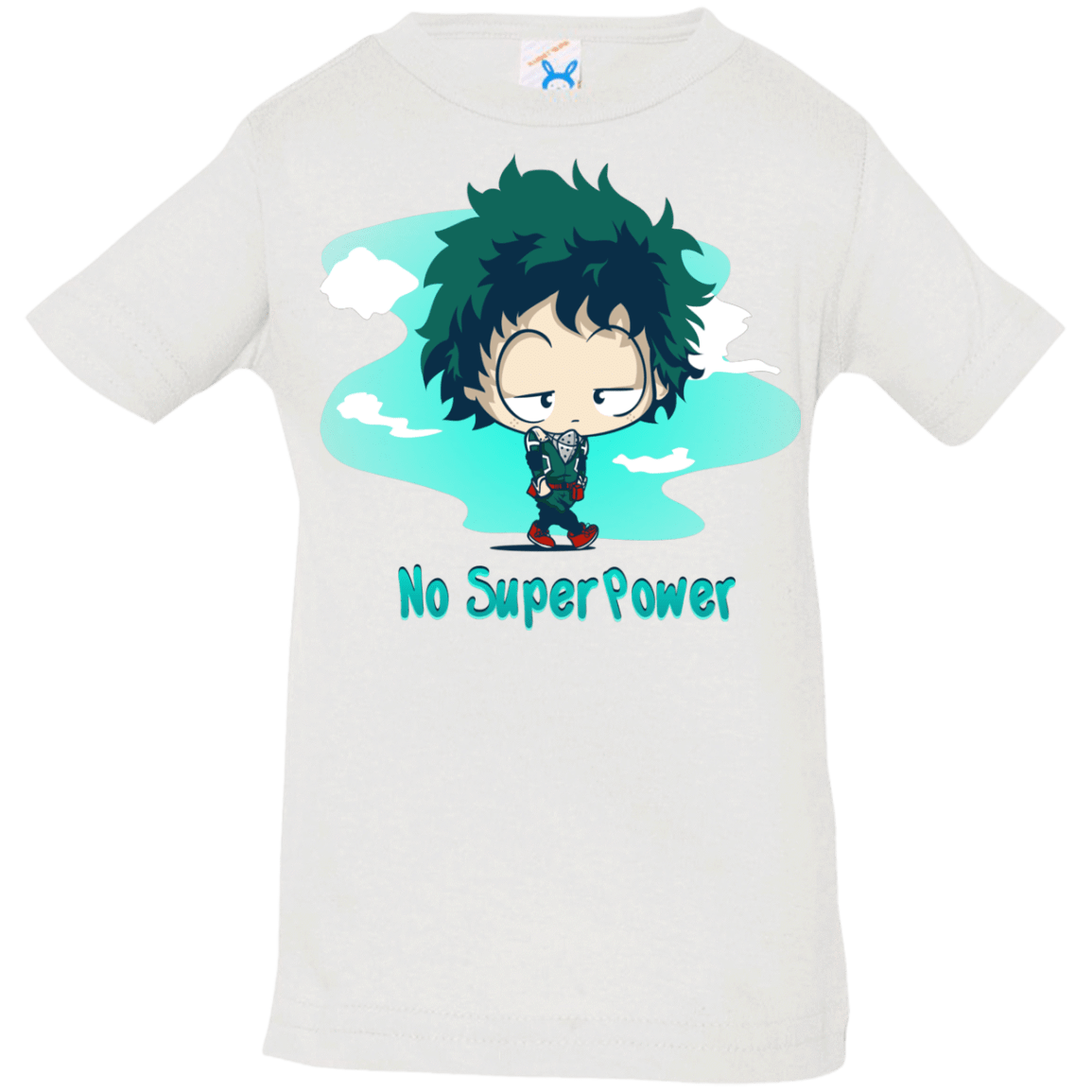 T-Shirts White / 6 Months No Super Power Infant Premium T-Shirt