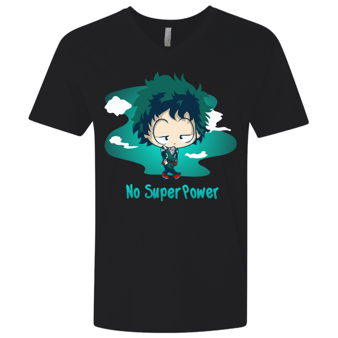 T-Shirts Black / X-Small No Super Power Men's Premium V-Neck