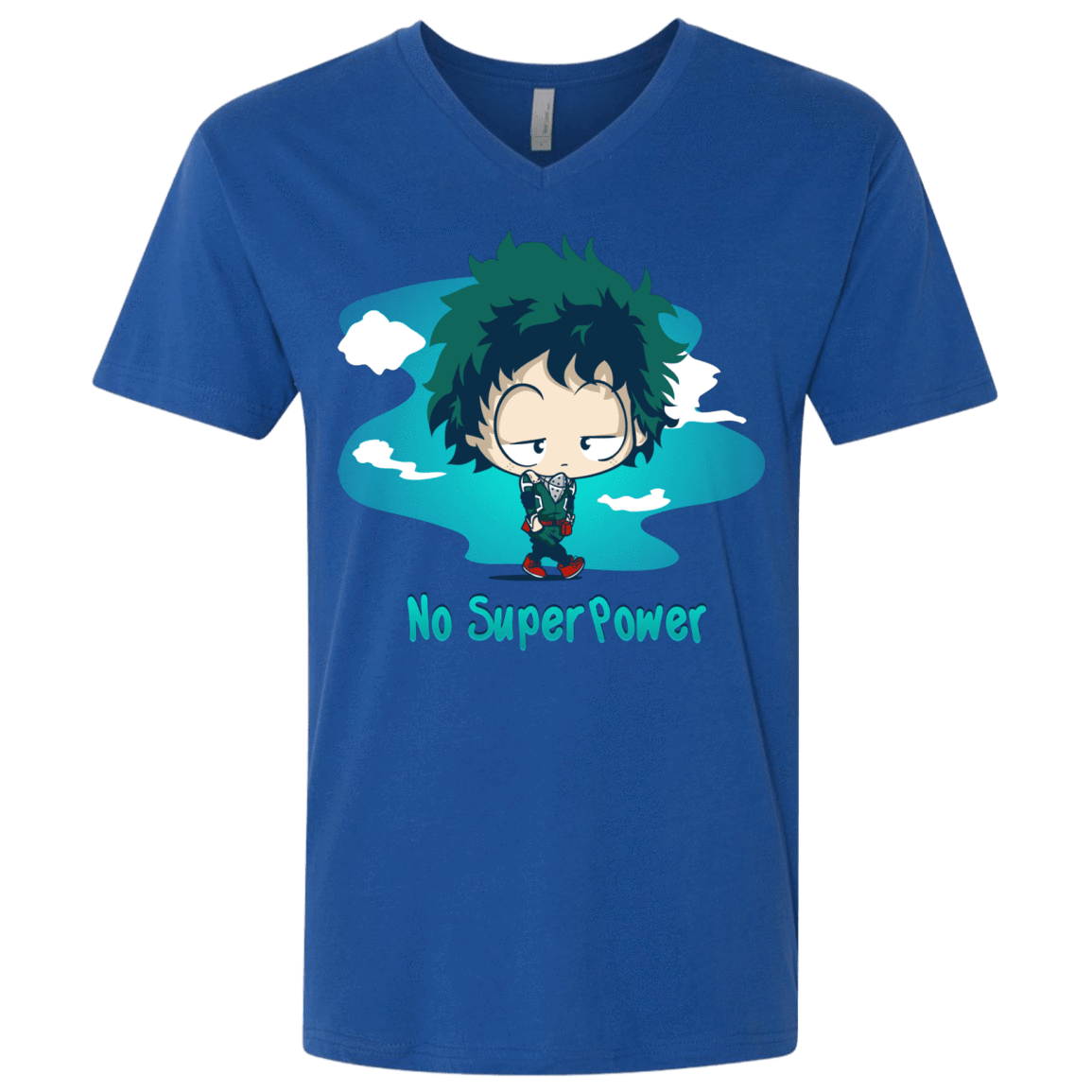 T-Shirts Royal / X-Small No Super Power Men's Premium V-Neck