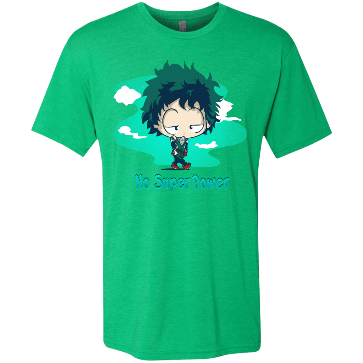 T-Shirts Envy / S No Super Power Men's Triblend T-Shirt