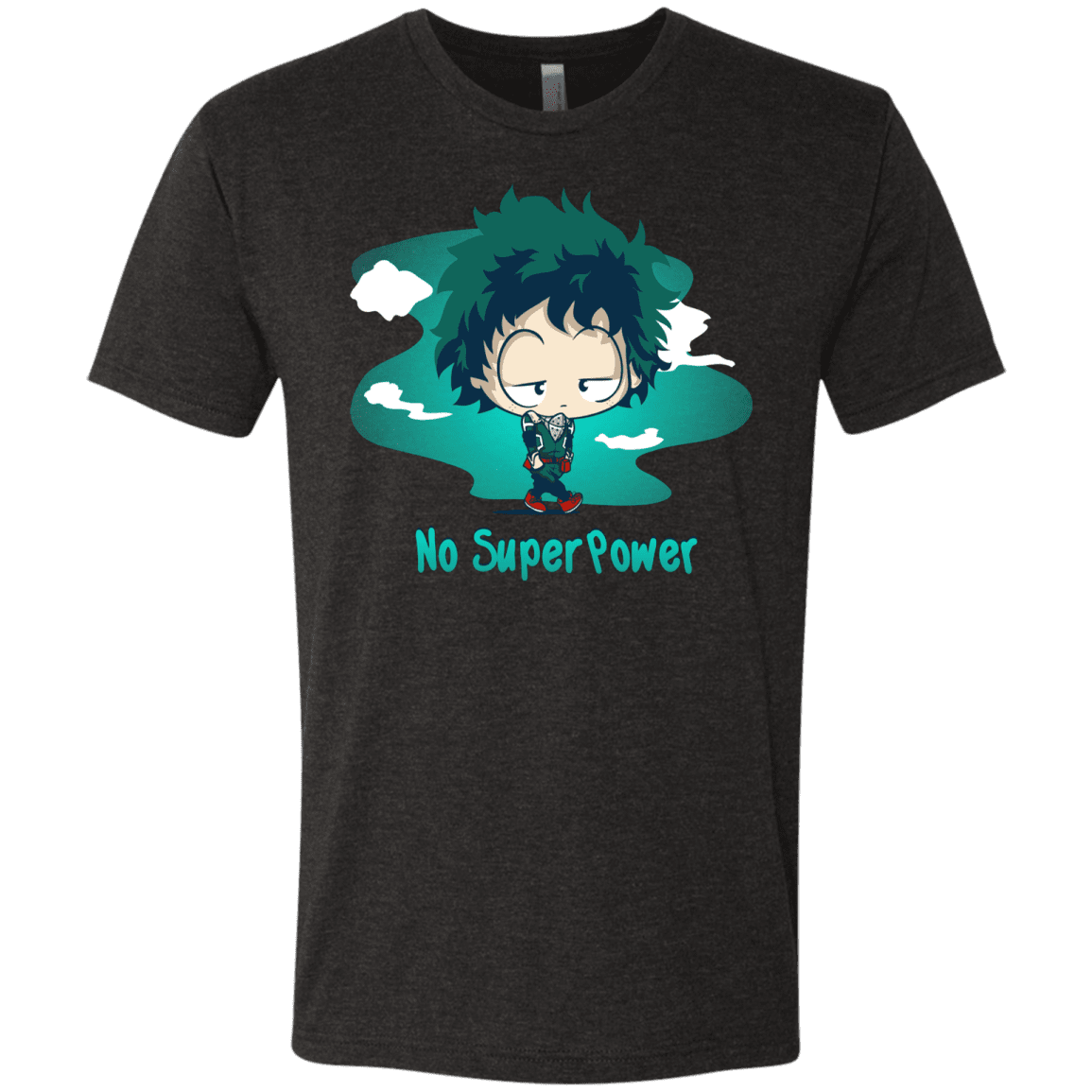 T-Shirts Vintage Black / S No Super Power Men's Triblend T-Shirt