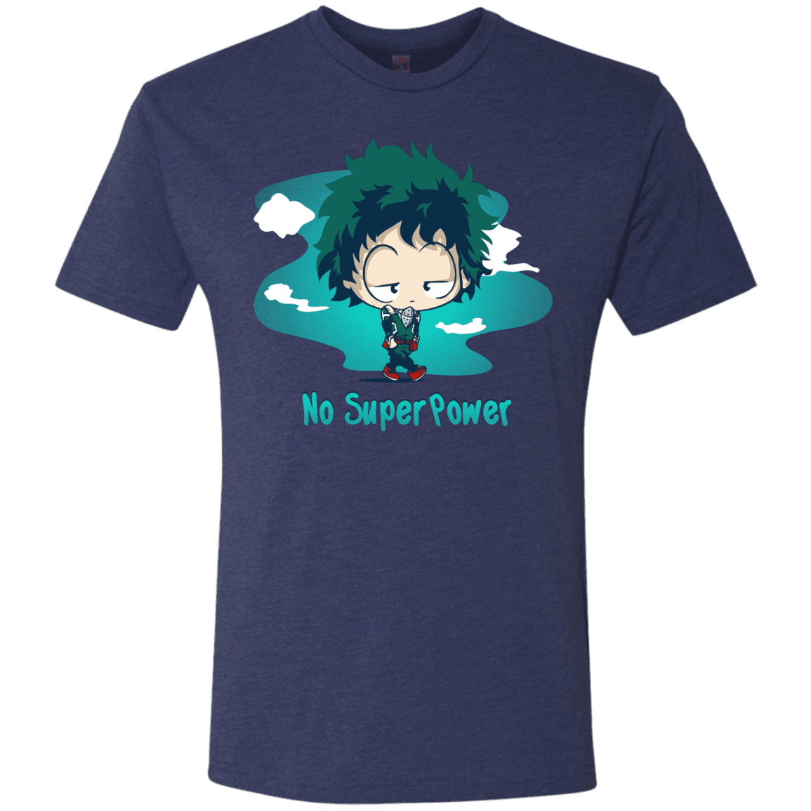 T-Shirts Vintage Navy / S No Super Power Men's Triblend T-Shirt