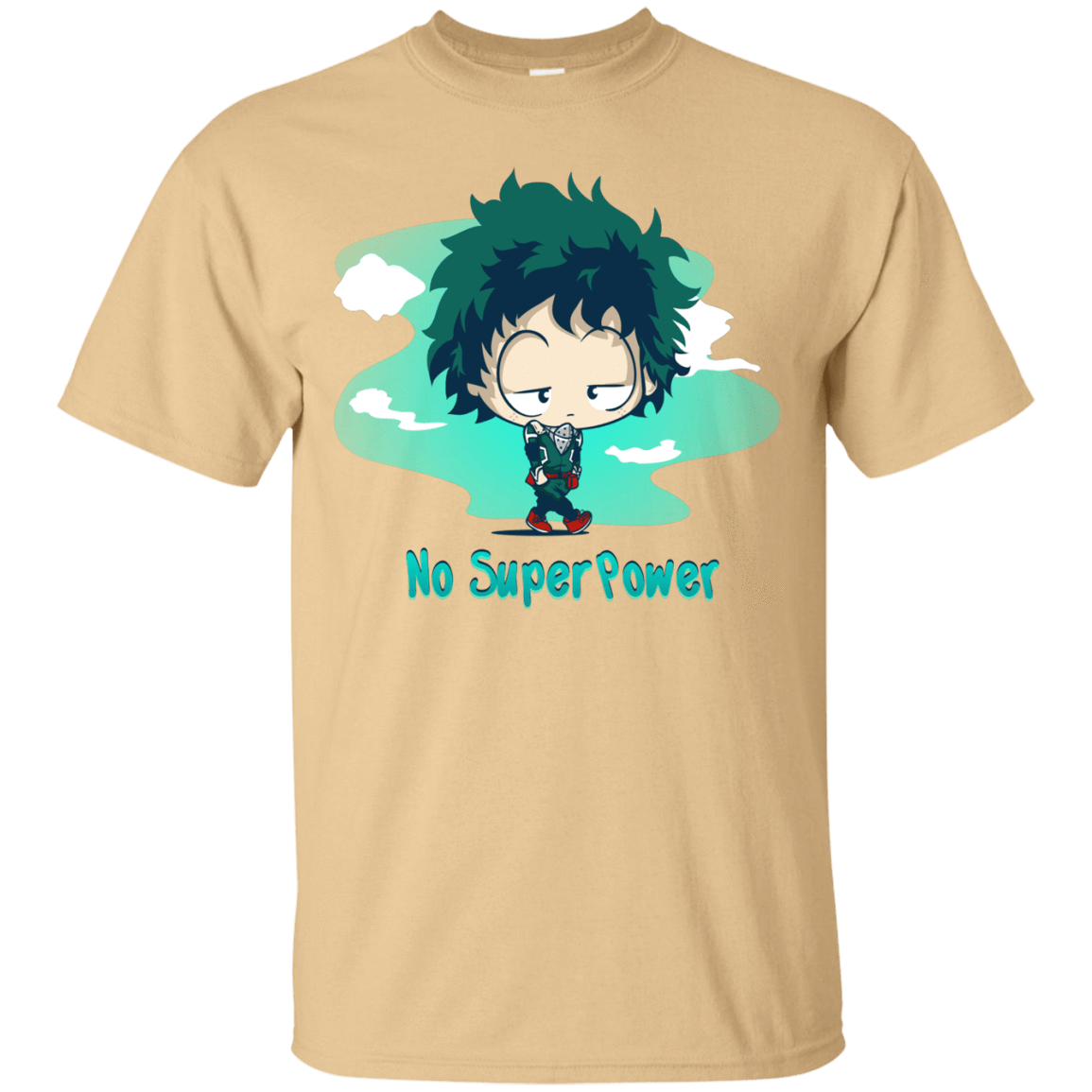 T-Shirts Vegas Gold / S No Super Power T-Shirt