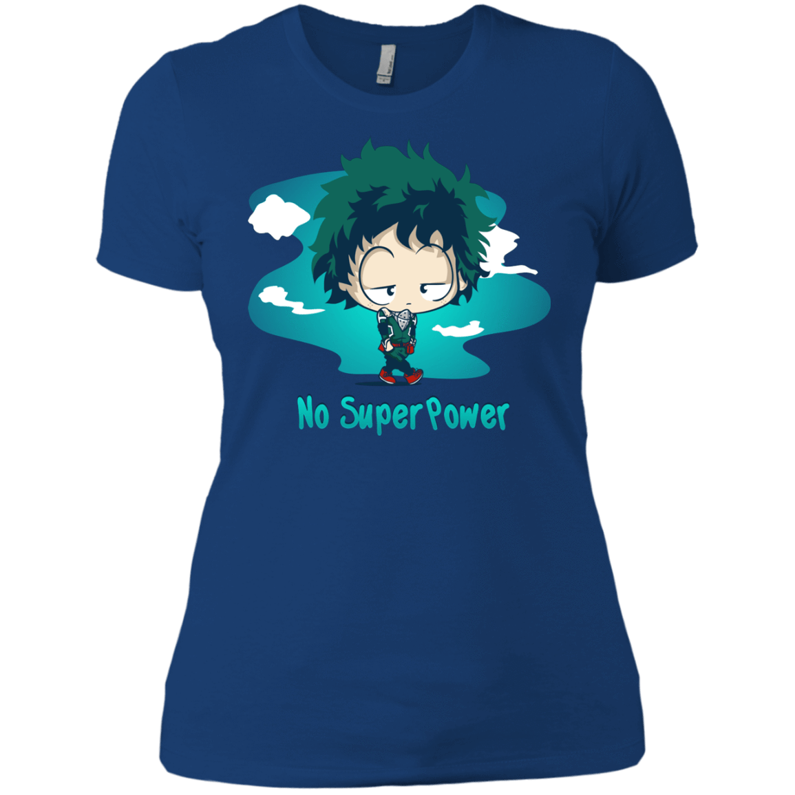 T-Shirts Royal / X-Small No Super Power Women's Premium T-Shirt