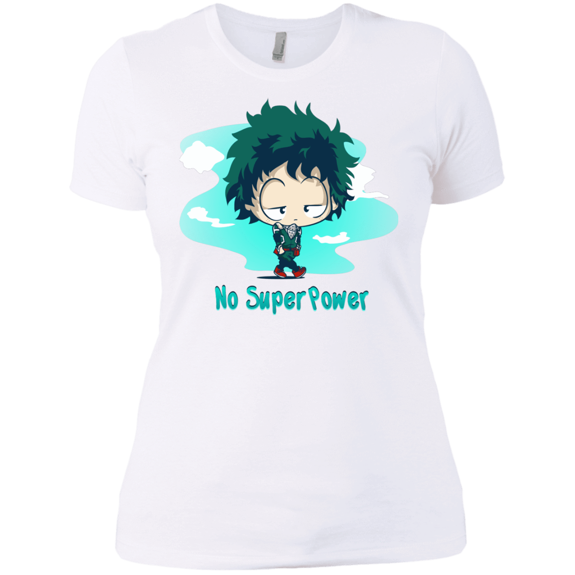 T-Shirts White / X-Small No Super Power Women's Premium T-Shirt