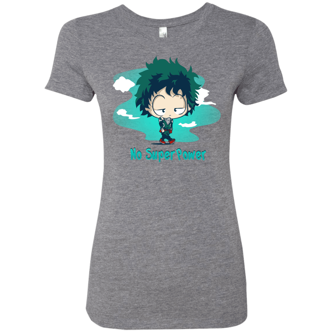 T-Shirts Premium Heather / S No Super Power Women's Triblend T-Shirt