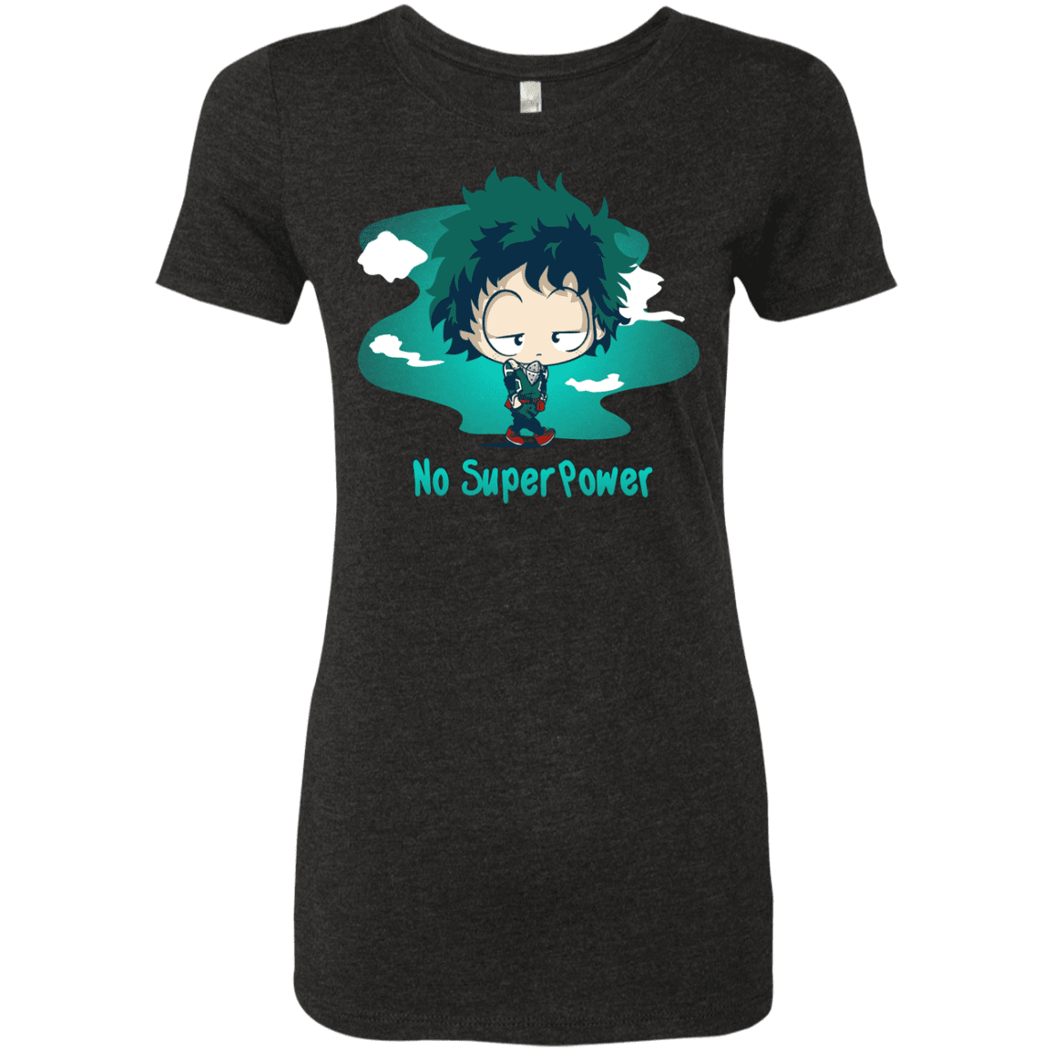 T-Shirts Vintage Black / S No Super Power Women's Triblend T-Shirt