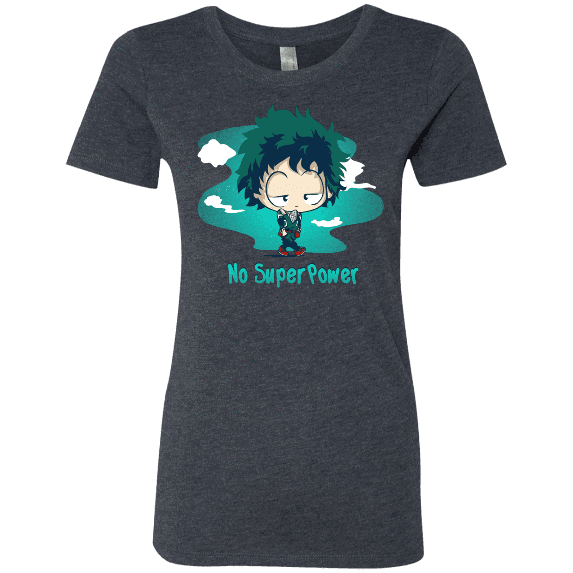 T-Shirts Vintage Navy / S No Super Power Women's Triblend T-Shirt