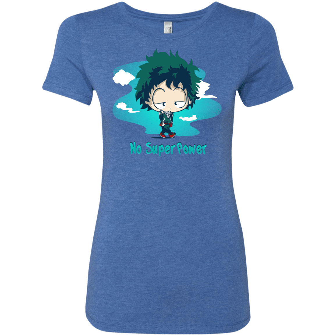 T-Shirts Vintage Royal / S No Super Power Women's Triblend T-Shirt