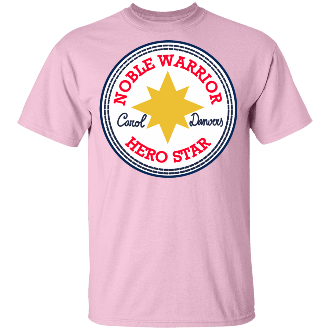 T-Shirts Light Pink / YXS Nobel Warrior Hero Star Youth T-Shirt