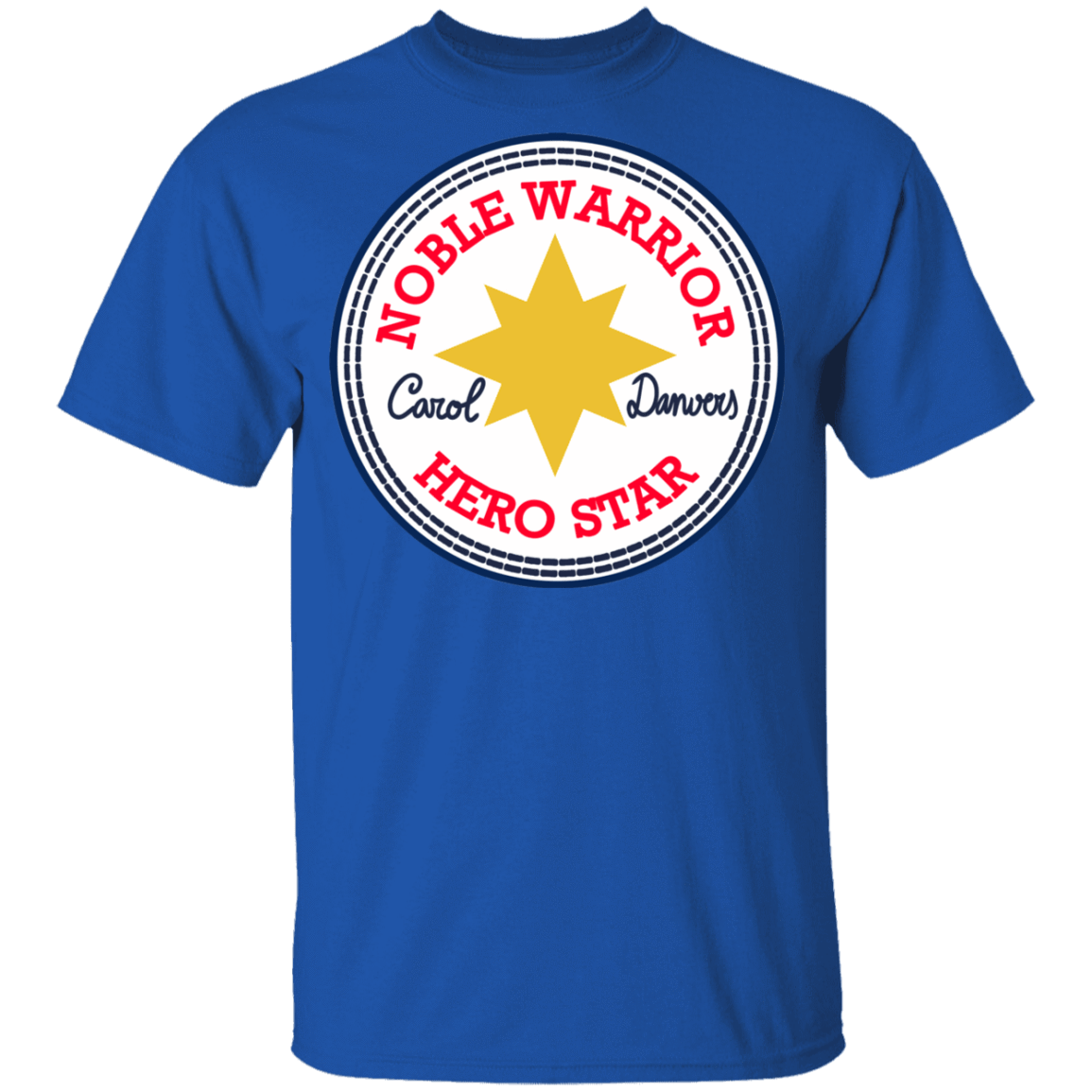 T-Shirts Royal / YXS Nobel Warrior Hero Star Youth T-Shirt