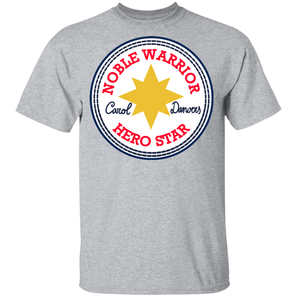 T-Shirts Sport Grey / YXS Nobel Warrior Hero Star Youth T-Shirt