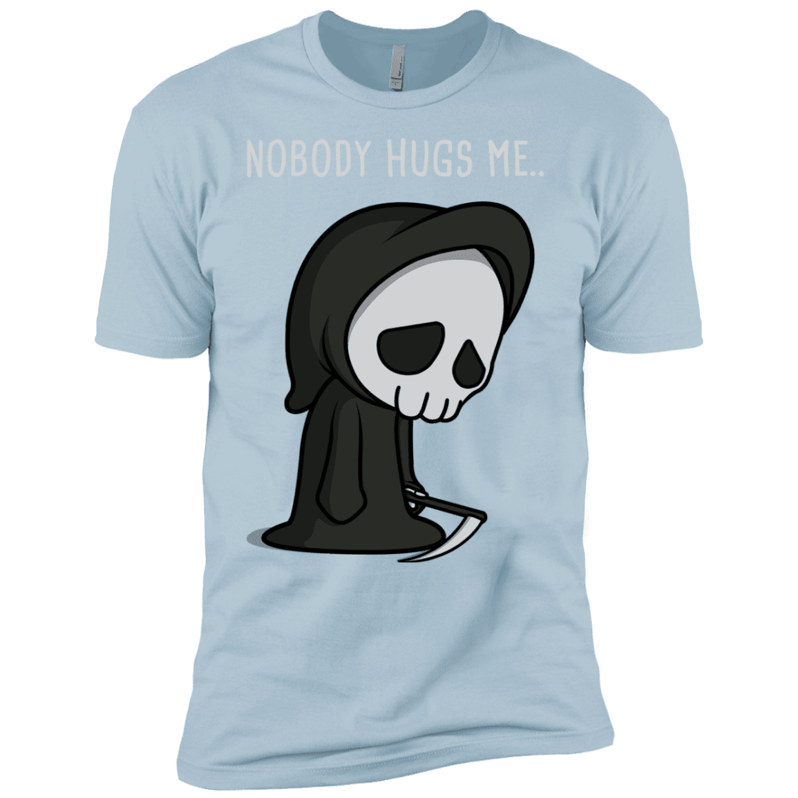 T-Shirts Light Blue / YXS Nobody Hugs Me Boys Premium T-Shirt