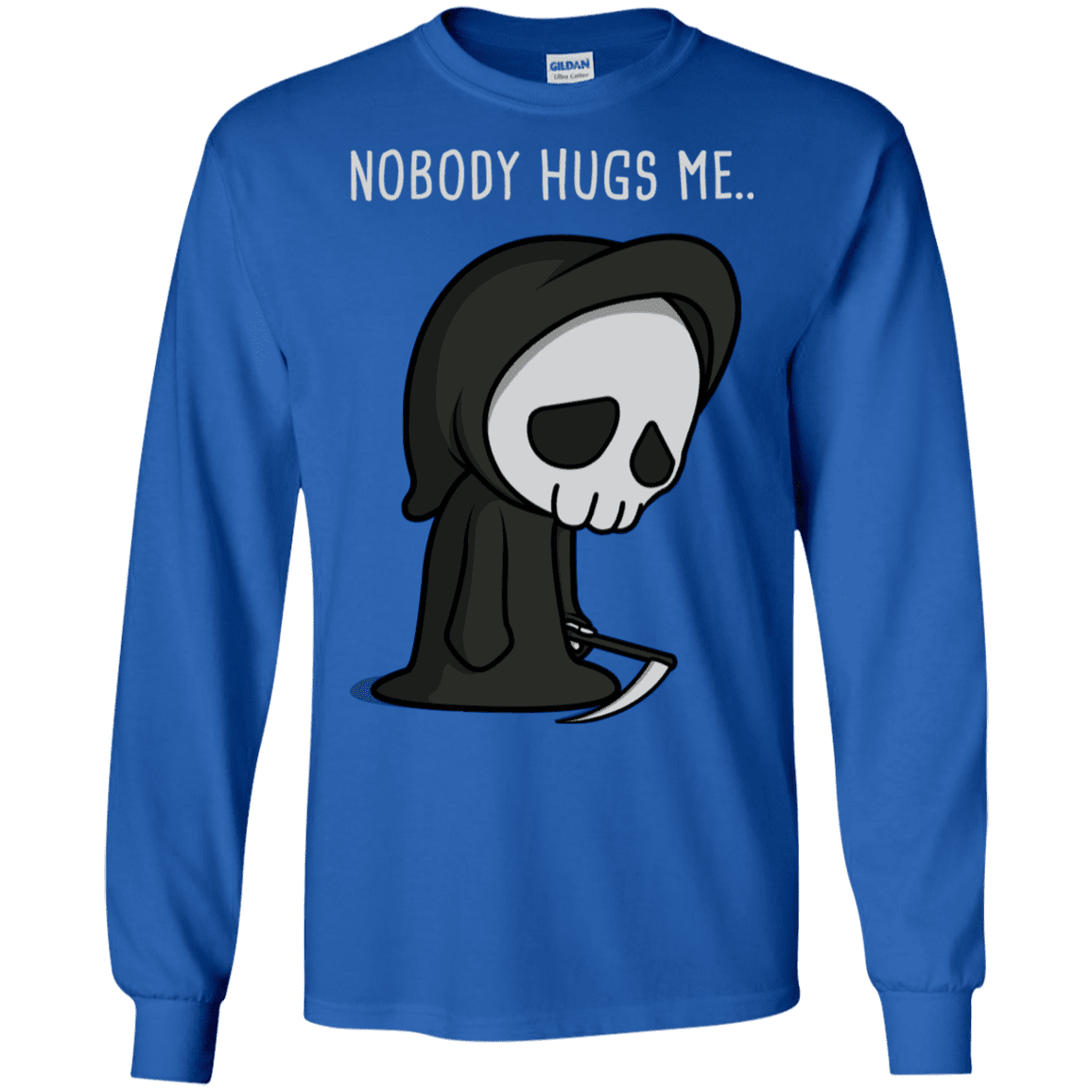 T-Shirts Royal / S Nobody Hugs Me Men's Long Sleeve T-Shirt