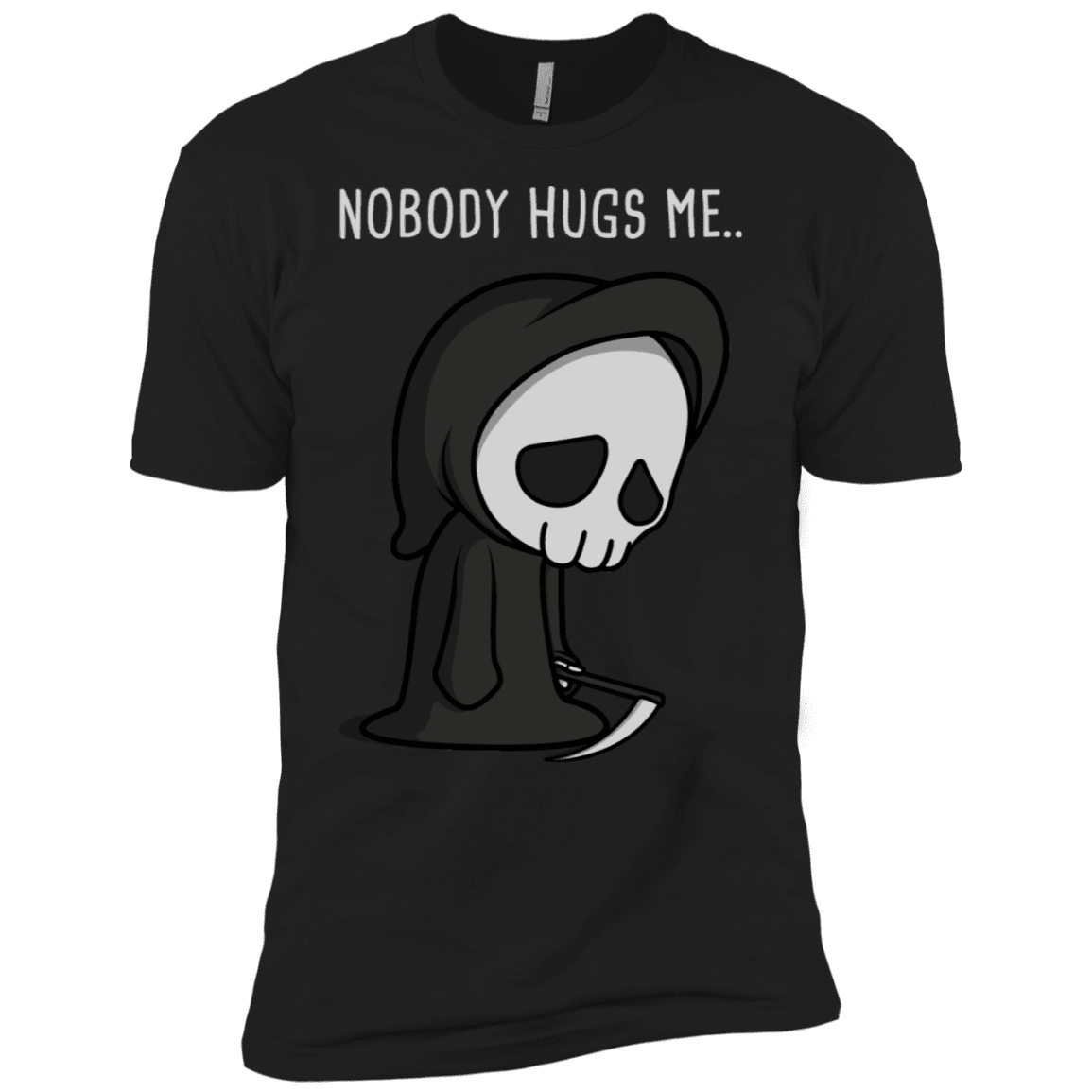 T-Shirts Black / X-Small Nobody Hugs Me Men's Premium T-Shirt