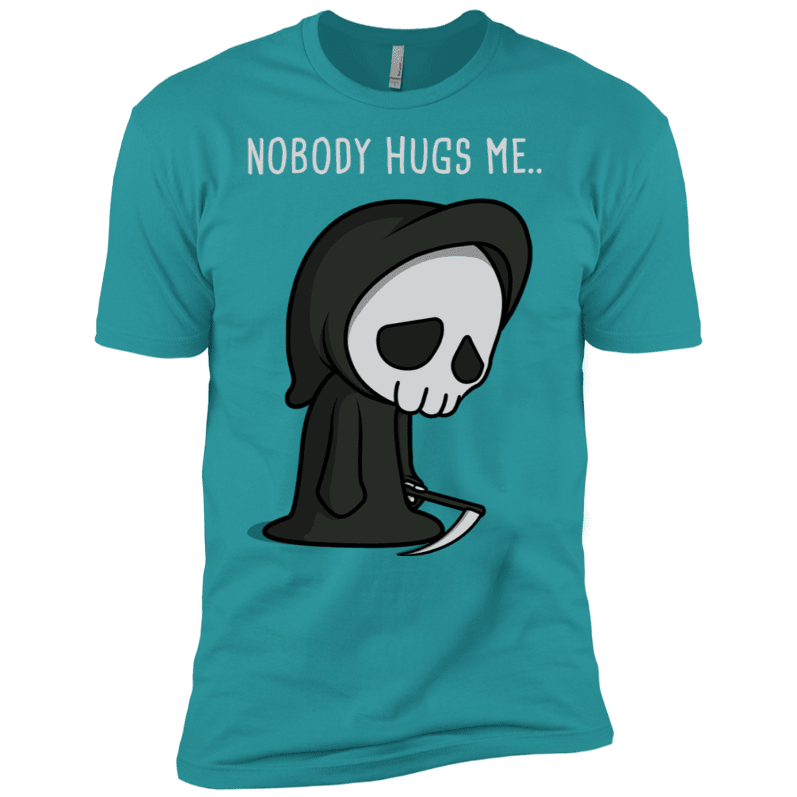 T-Shirts Tahiti Blue / X-Small Nobody Hugs Me Men's Premium T-Shirt