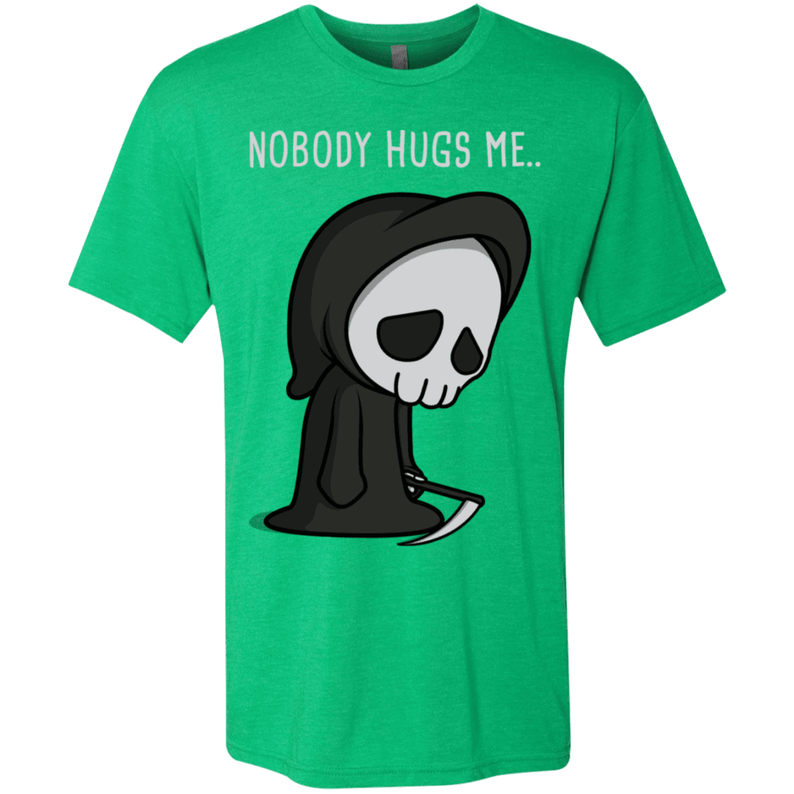 T-Shirts Envy / S Nobody Hugs Me Men's Triblend T-Shirt