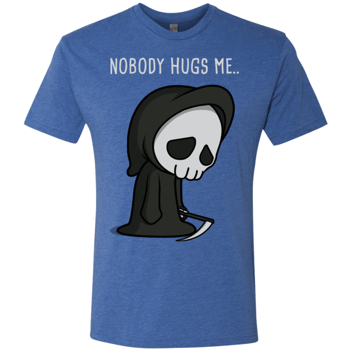 T-Shirts Vintage Royal / S Nobody Hugs Me Men's Triblend T-Shirt