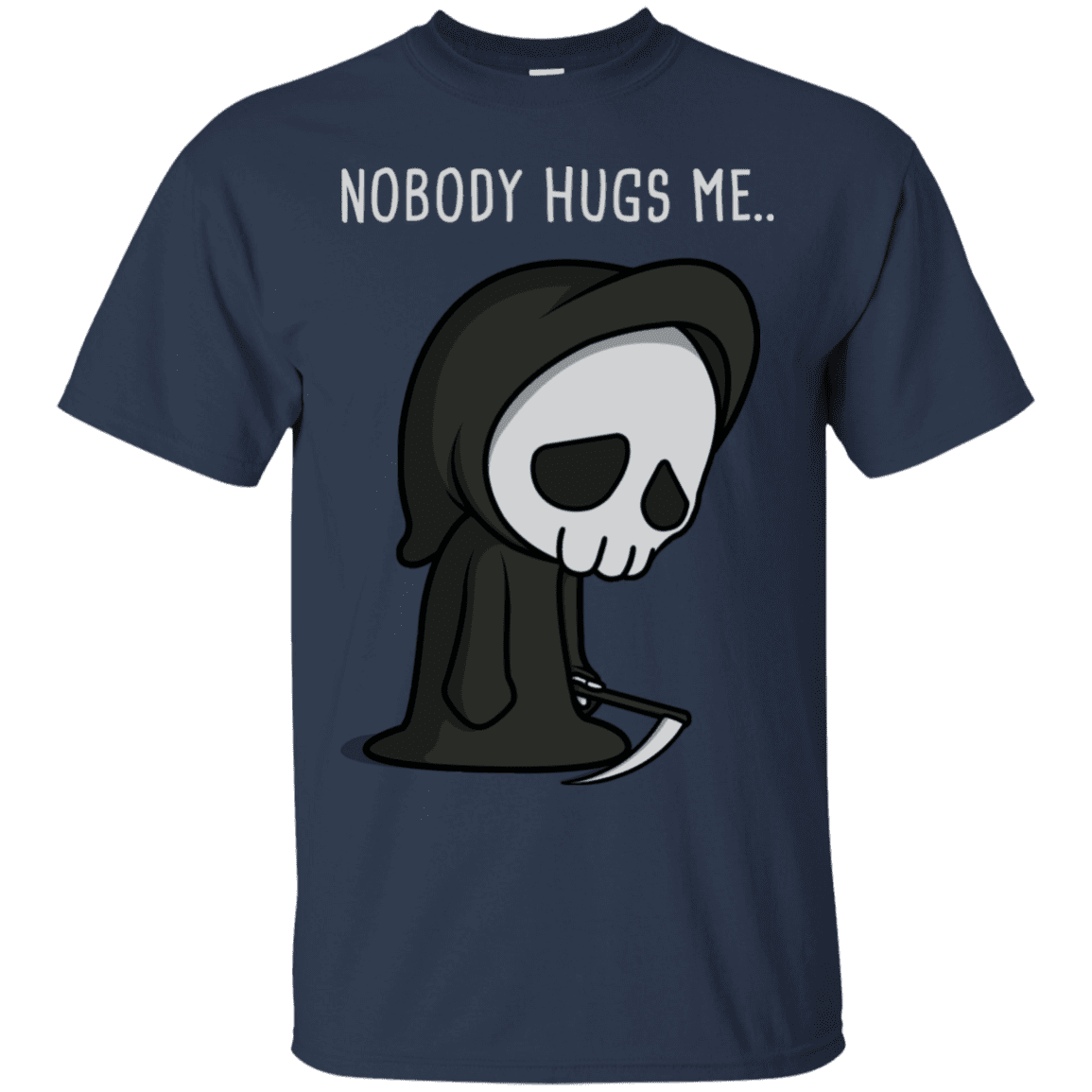 T-Shirts Navy / S Nobody Hugs Me T-Shirt