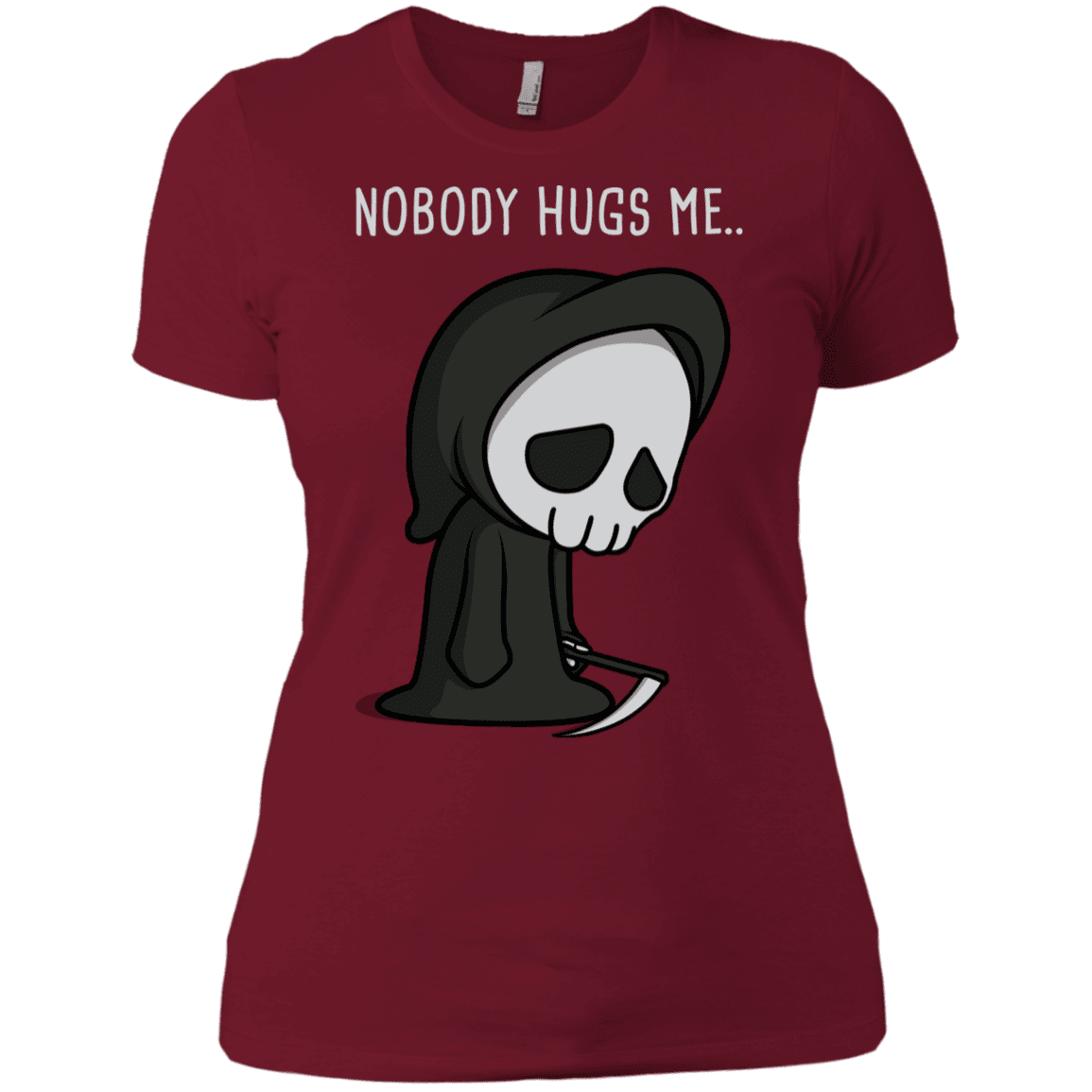 T-Shirts Scarlet / X-Small Nobody Hugs Me Women's Premium T-Shirt