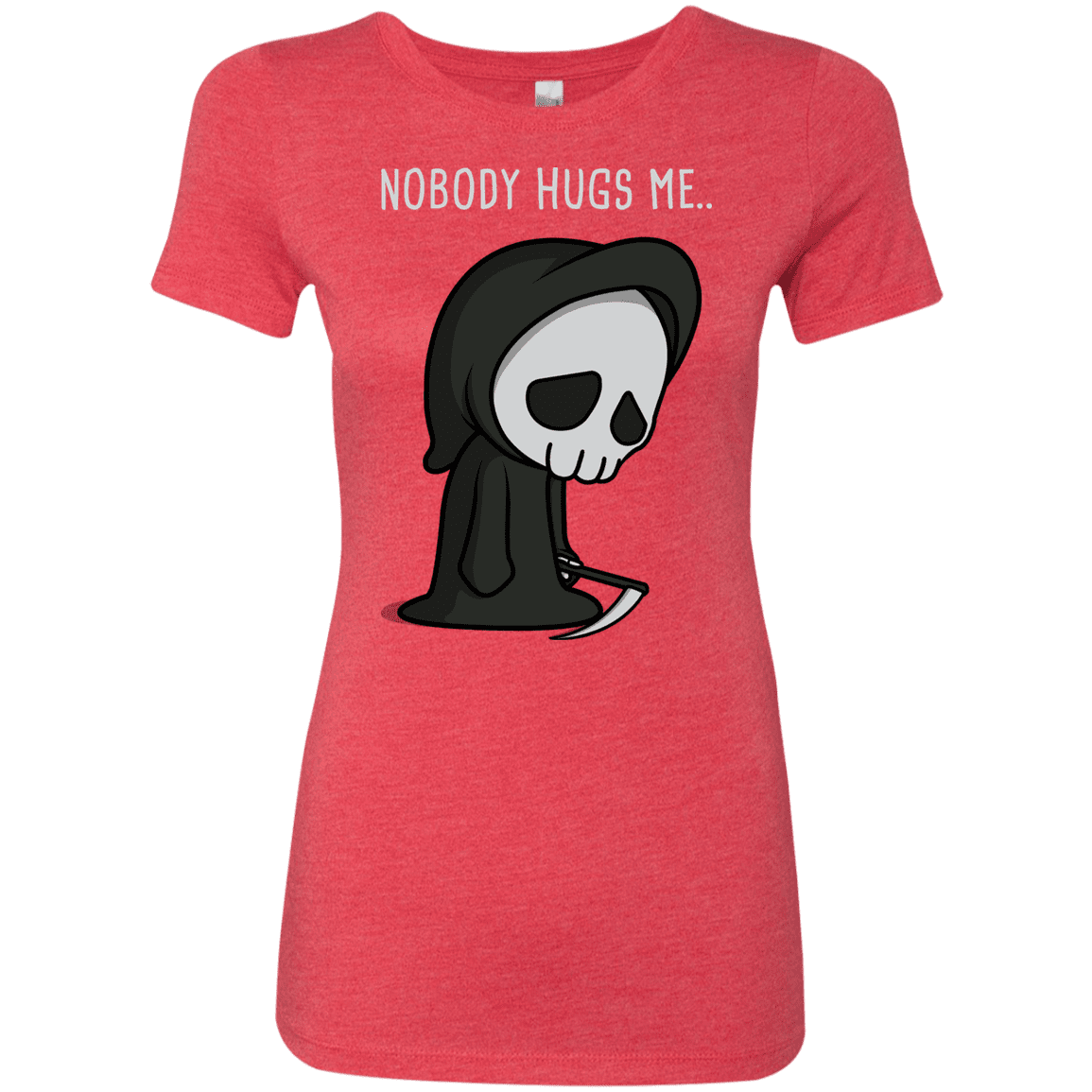 T-Shirts Vintage Red / S Nobody Hugs Me Women's Triblend T-Shirt