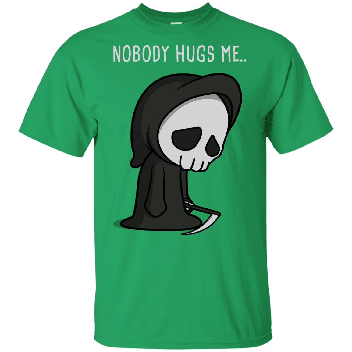 T-Shirts Irish Green / YXS Nobody Hugs Me Youth T-Shirt