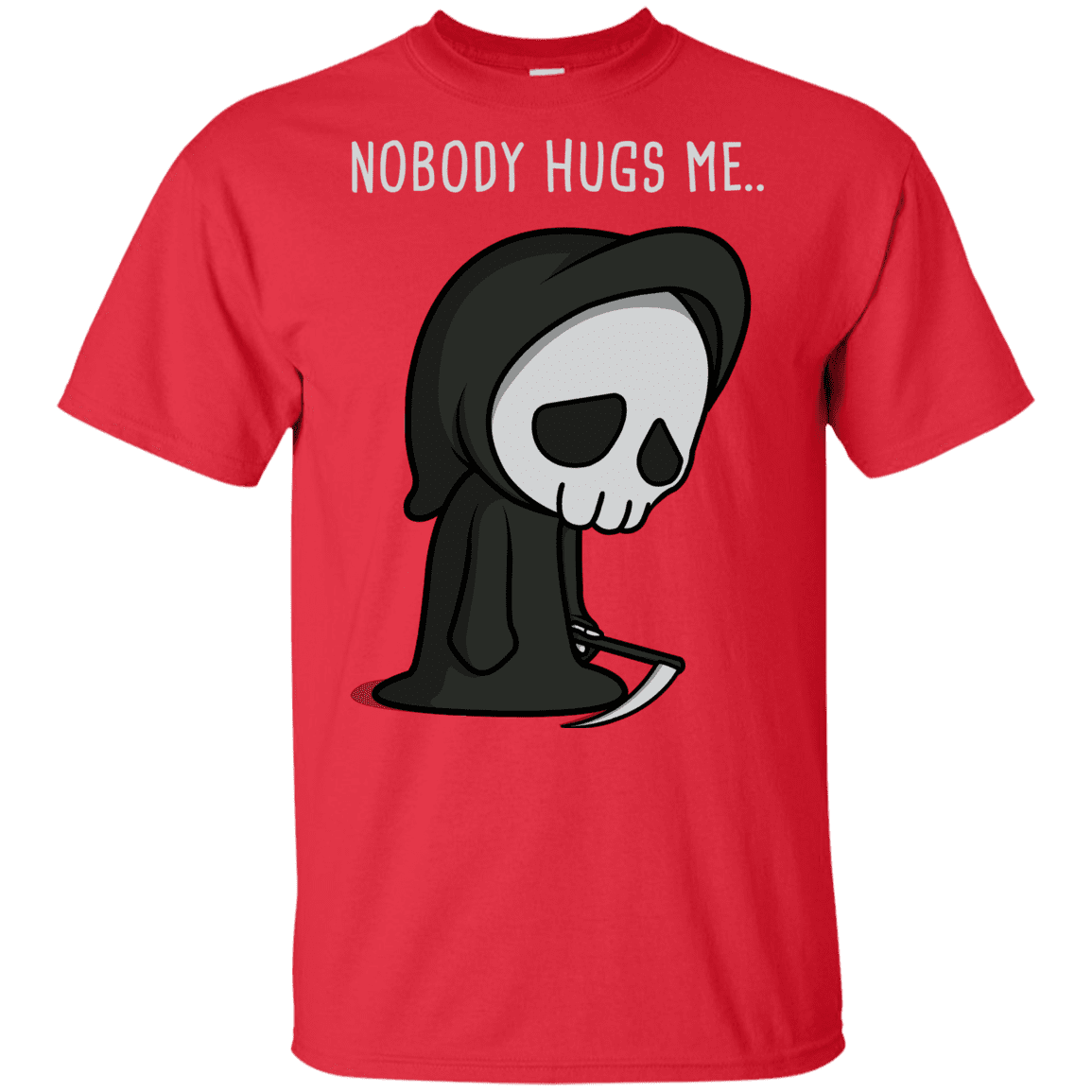 T-Shirts Red / YXS Nobody Hugs Me Youth T-Shirt