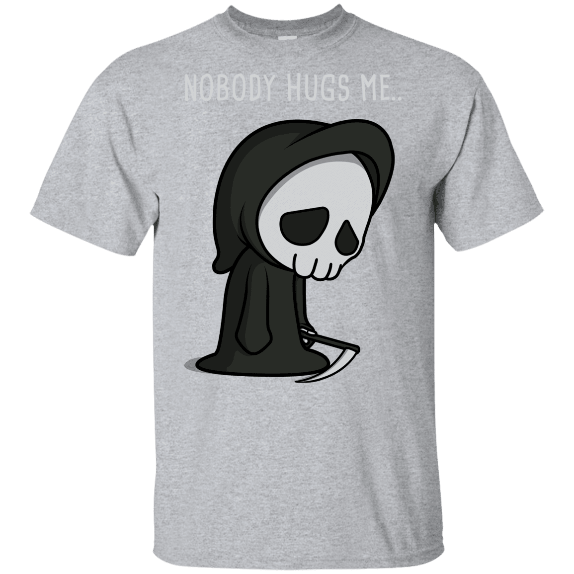 T-Shirts Sport Grey / YXS Nobody Hugs Me Youth T-Shirt