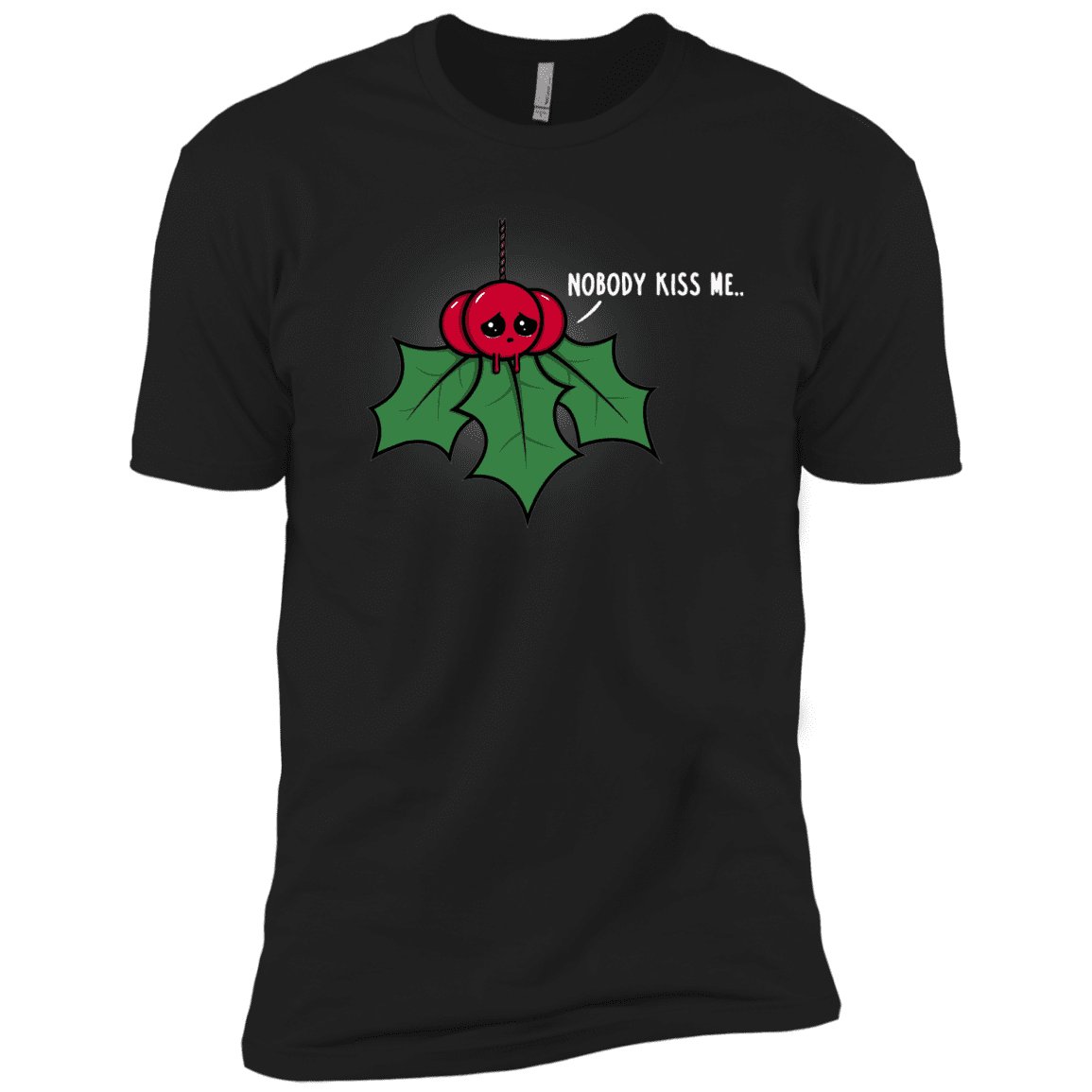 T-Shirts Black / YXS Nobody Kiss Me Boys Premium T-Shirt