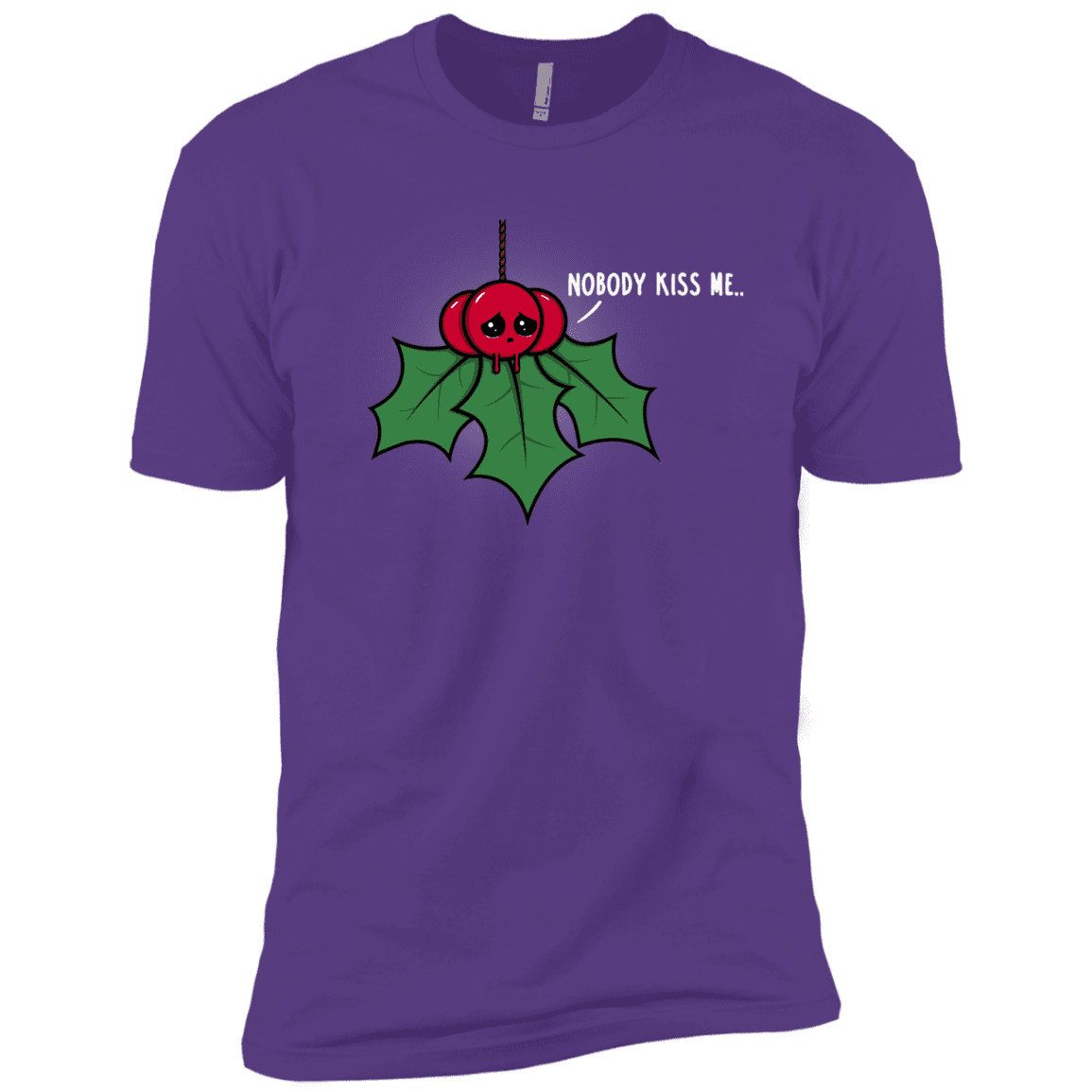 T-Shirts Purple Rush / YXS Nobody Kiss Me Boys Premium T-Shirt