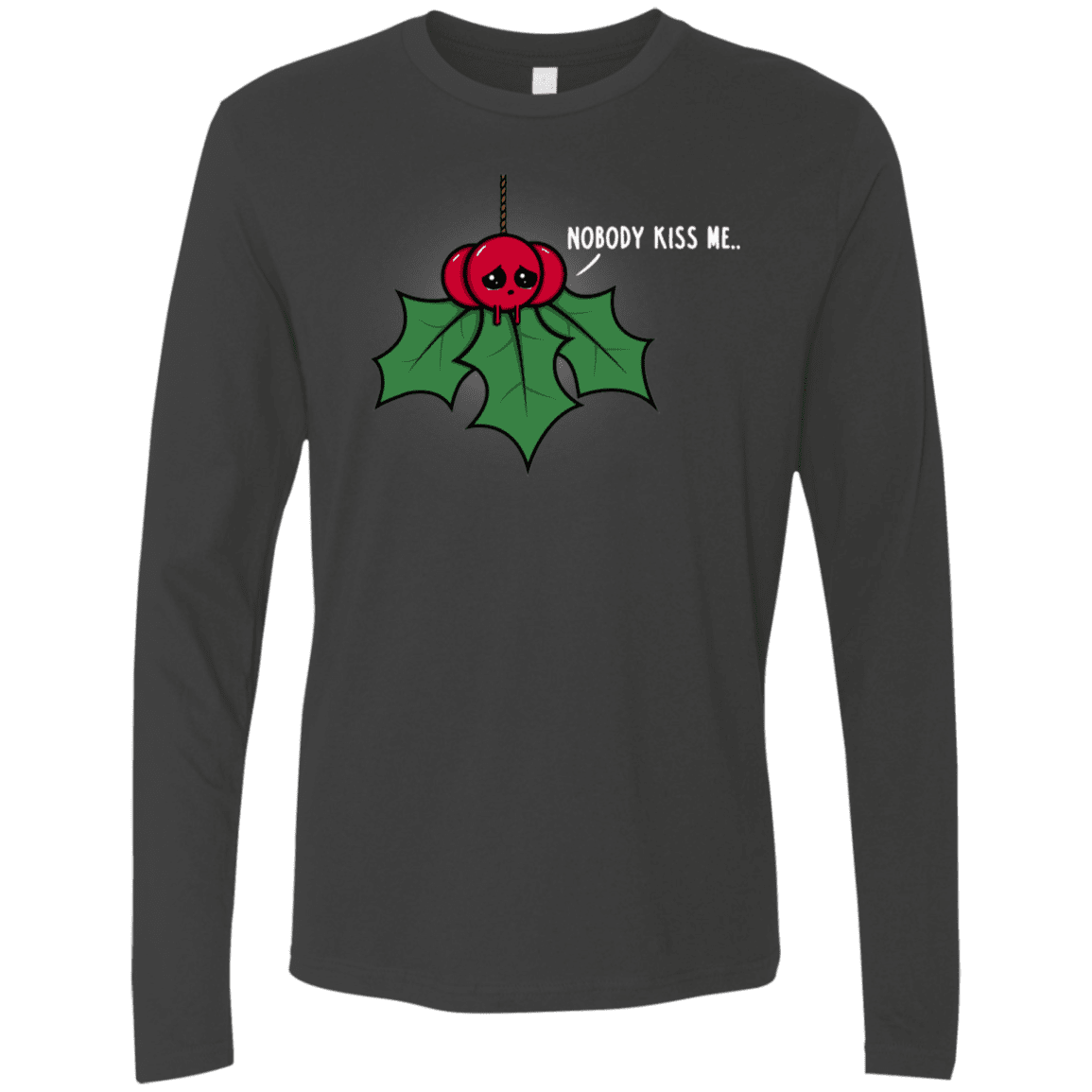 T-Shirts Heavy Metal / S Nobody Kiss Me Men's Premium Long Sleeve