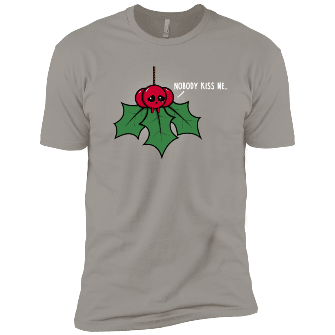 T-Shirts Light Grey / X-Small Nobody Kiss Me Men's Premium T-Shirt
