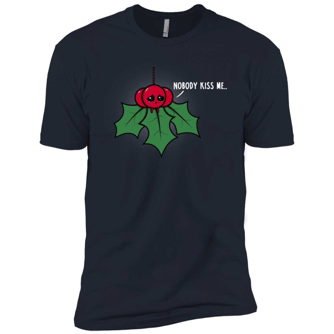 T-Shirts Midnight Navy / X-Small Nobody Kiss Me Men's Premium T-Shirt