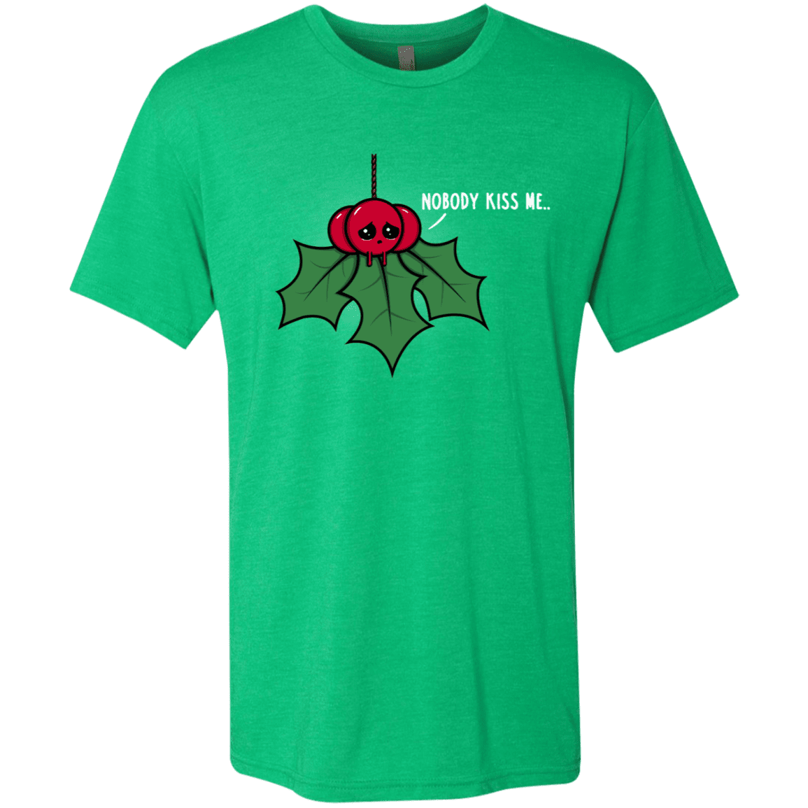 T-Shirts Envy / S Nobody Kiss Me Men's Triblend T-Shirt