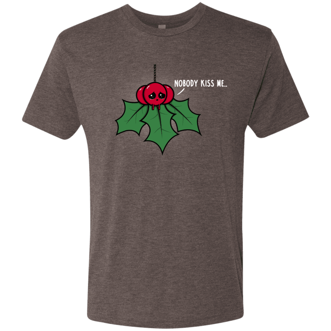 T-Shirts Macchiato / S Nobody Kiss Me Men's Triblend T-Shirt