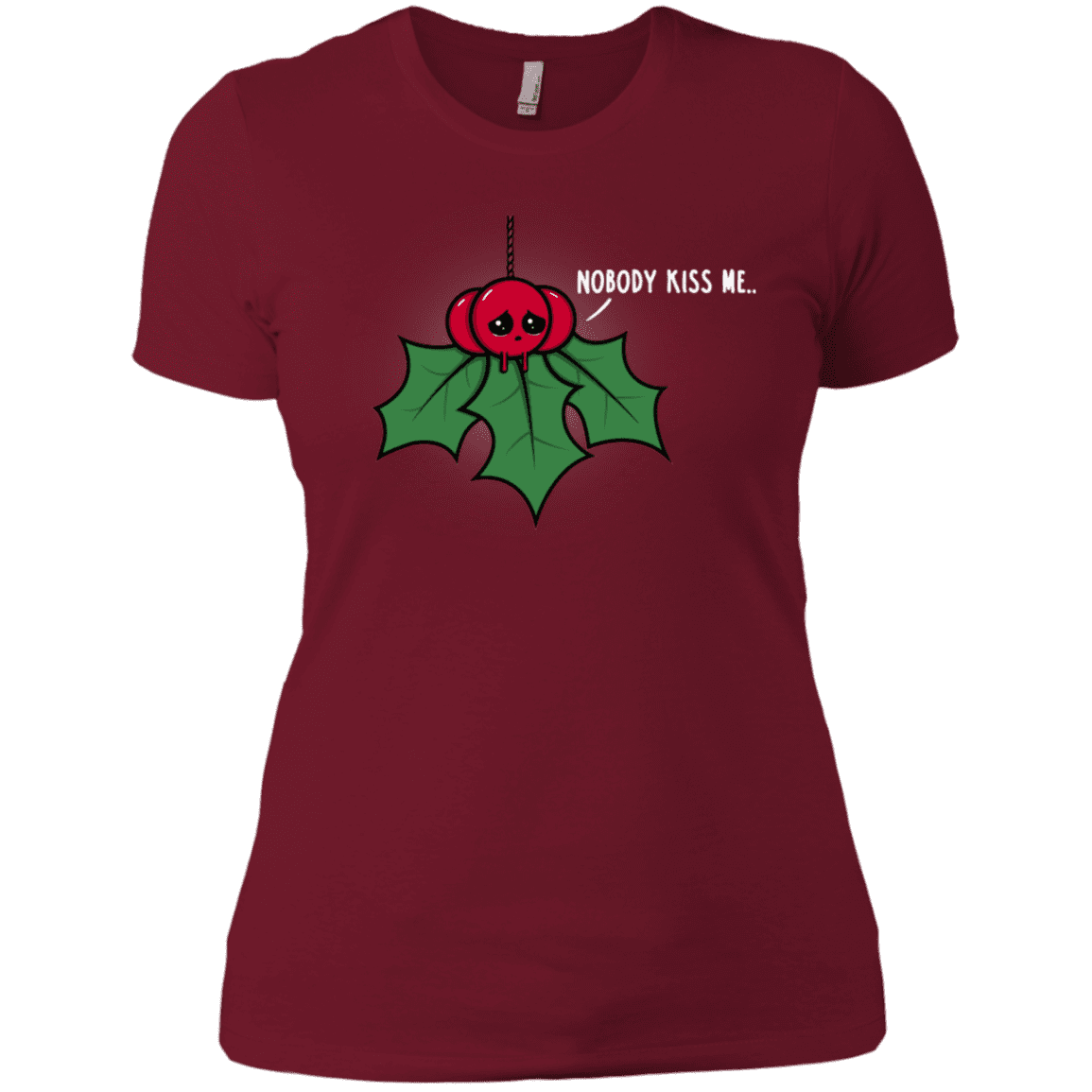 T-Shirts Scarlet / X-Small Nobody Kiss Me Women's Premium T-Shirt